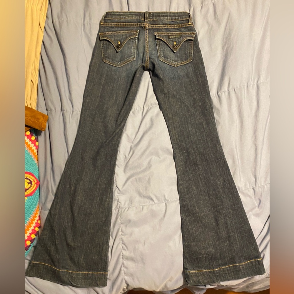 Y2K Super low rise flare/bootcut Hudson jeans